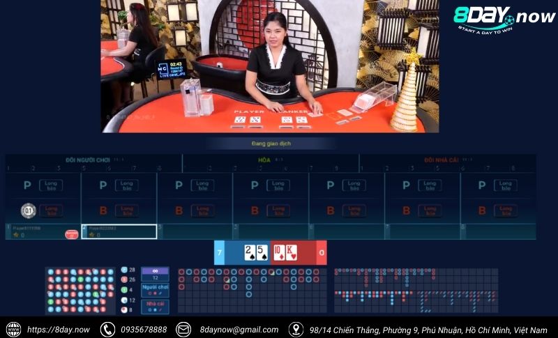 Casino Trực Tuyến 8Day - Sảnh live casino uy tín #1 Châu Á 5 Giao dien sanh Live Casino 8Day - Hinh 2 - MG Live 8DAY