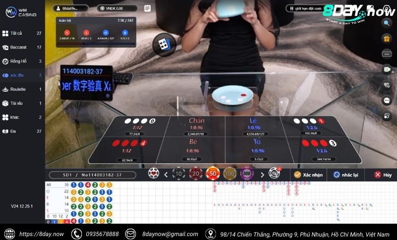 Casino Trực Tuyến 8Day - Sảnh live casino uy tín #1 Châu Á 15 Giao dien sanh Live Casino 8Day - Hinh 12 - WM Casino 8Day